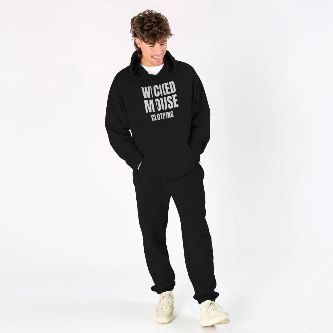 Wicked Mouse Bold Logo Black Hoodie