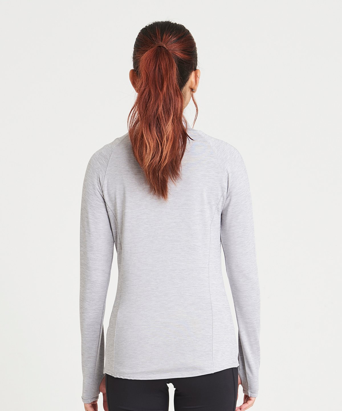 Wicked Mouse Woman's Activewear - Cool Flex long half-zip top